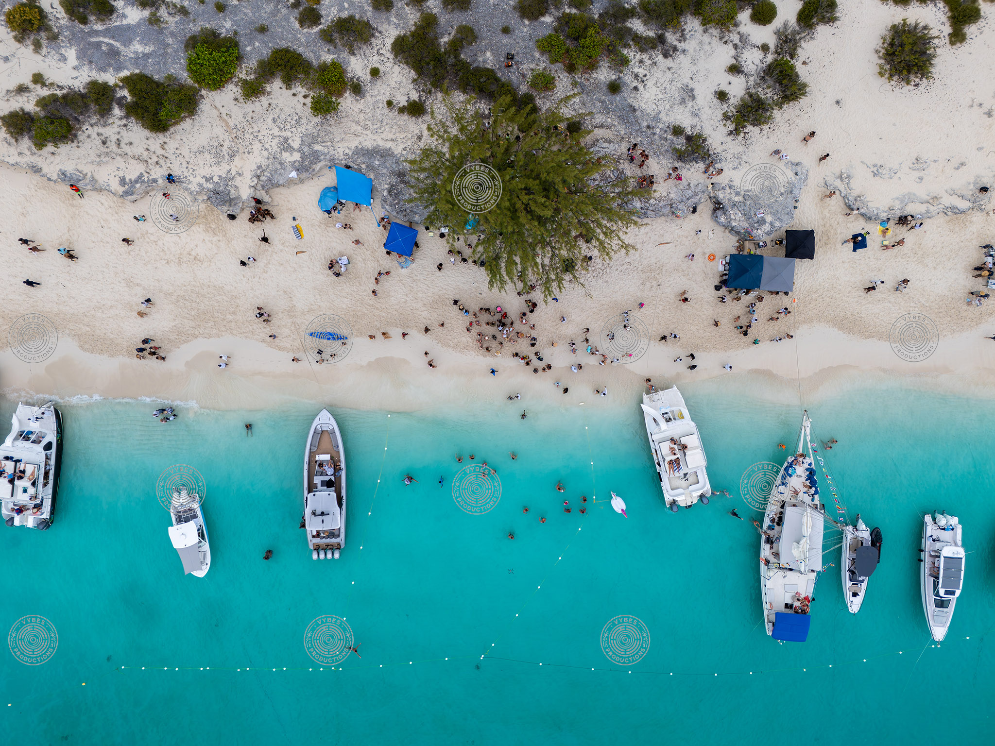 Drone shot of Caribbean House Evolution 2025