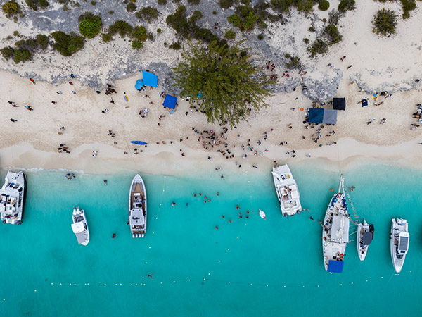 Drone shot of Caribbean House Evolution 2025