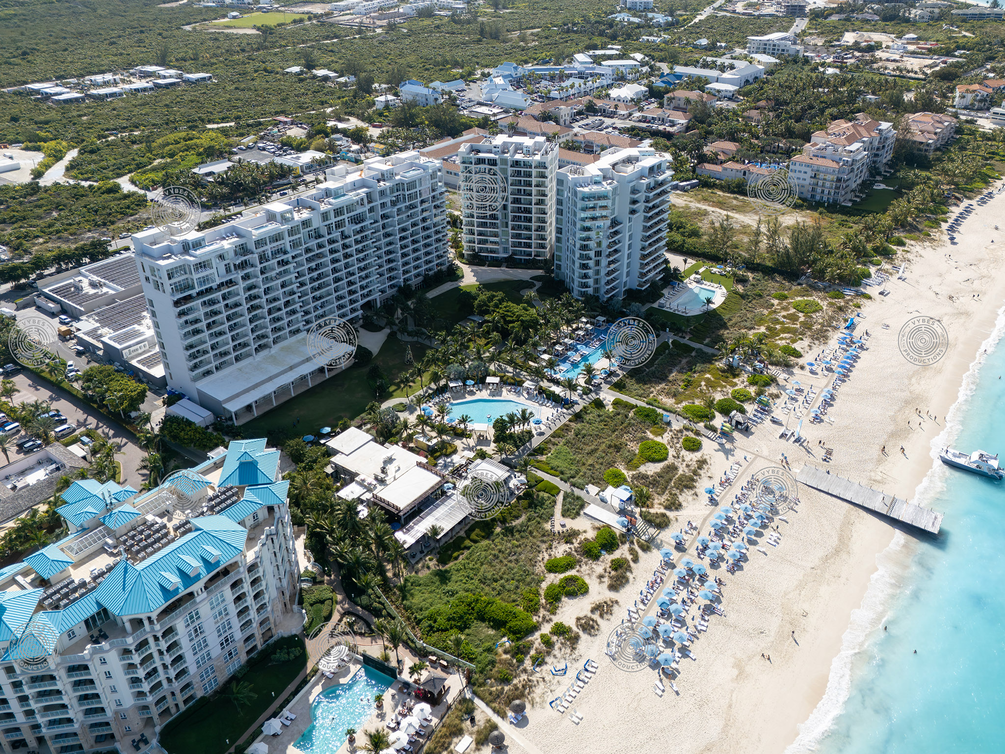 Aerial view of the Ritz-Carlton Resort