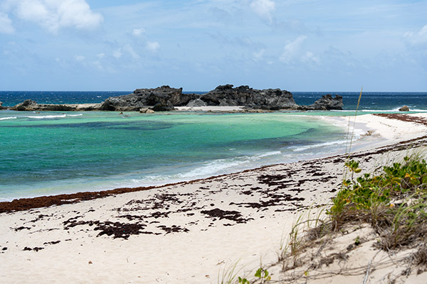 View of Dragon Cay from Mudjin Harbor, Middle Caicos