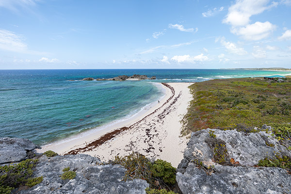 View of Mudjin Harbor and Dragon Cay, Middle Caicos