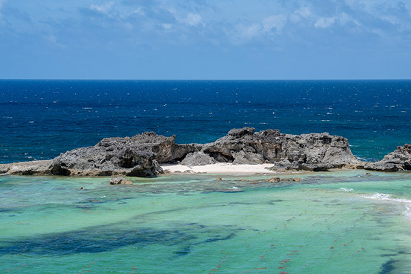 View of Dragon Cay from Mudjin Harbor, Middle Caicos
