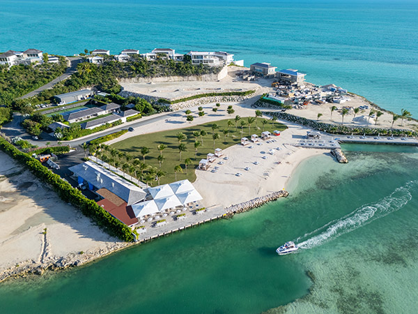 Aerial view of Wymara Villas