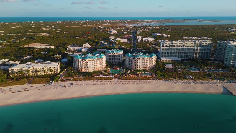 Aerial view of Seven Stars Resort and the Ritz-Carlton