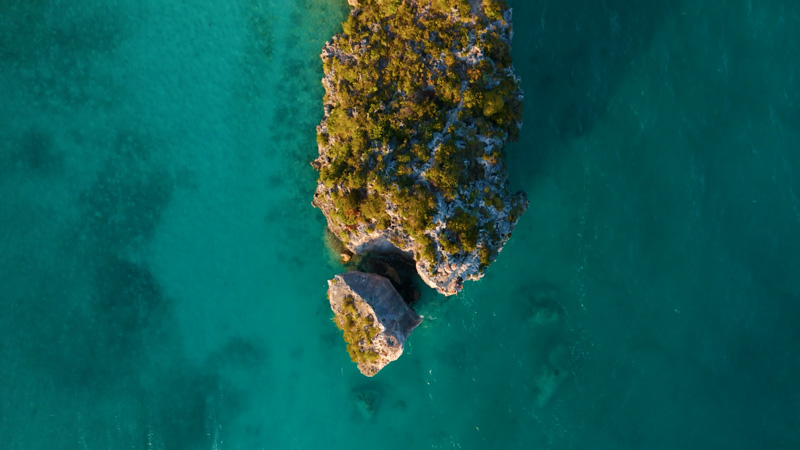 Top down view of Splitrock